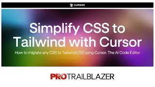 Simplify Moving CSS To Tailwind - Cursor AI Code Editor/IDE Workflow Tutorial