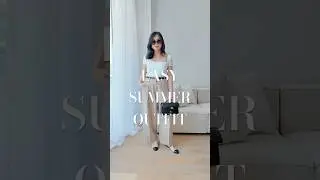 Einfaches Sommeroutfit #Outfitideen #Freizeitkleidung