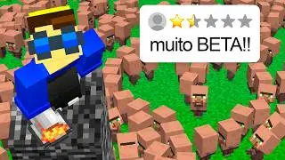 A NOVA ATUALIZA&Ccedil;&Atilde;O do MINECRAFT ta MUITO BETA!!! (nem um pouco aura senhores)