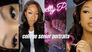 GRWM FOR MY SENIOR PORTRAITS *college edition* (hair, nails, makeup, etc) |MAINTENANCE ROUTINE VLOG