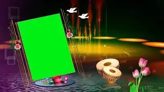 D&eacute;cor Mariage sur fond vert GRATUIT pour montage vid&eacute;o