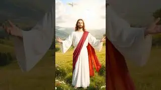 Jesus in the field✨ #shorts #ai #jesuschrist #god #jesus #trending #viralvideo