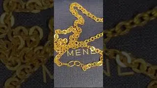 After one year Mene 24k GOLD heavy cable chain and self made 24k ring