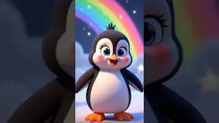 The Penguin Song 🐧❄️ | Penguin Dance Party 🎉 | Fuzzy Hugs! Original Kid's Song 🎵 #shorts