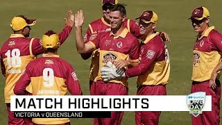 Highlights: Victoria v Queensland, Marsh One-Day Cup 2019