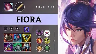 Fiora Mid vs Sylas - KR Master Patch 26.02