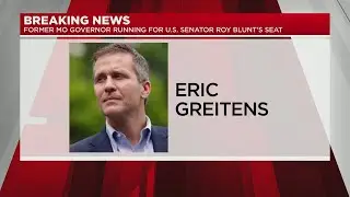 Former Missouri Governor Eric Greitens announces US Senate bid