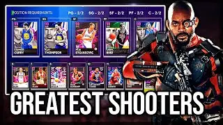 I USED THE GREATEST SHOOTERS IN NBA HISTORY ON ONE TEAM...NBA 2k21 MyTEAM SQUAD BUILDER