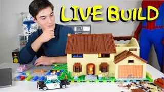 🔴 Building The Simpsons Springfield in LEGO - The Simpsons House Returns!!