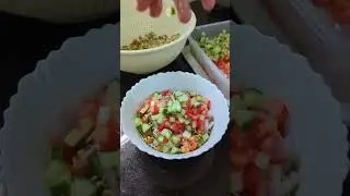 BEST VEGETARIAN SALAD! High in PROTEIN & High in FIBRE!😋 #saladrecipe