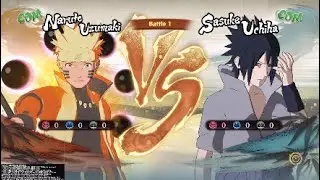 Naruto Shippuden Ninja Storm 4 : Six Paths Naruto vs Sasuke (CPU vs CPU)