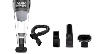 AGARO Regal 800 Watts Handheld Vacuum Cleaner, for Home Use, Dry Vacuuming, 6.5 kPa Suction power