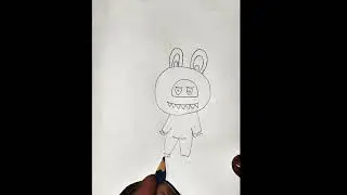 LabubuLabubu #drawing #easydrawing #howtodraw #drawwithme #cute #labubu #shorts
