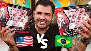 DUELO BRASIL x EUA! QUAL TEM AS MELHORES CARTAS?? RIVAIS PREDESTINADOS! POK&Eacute;MON TCG