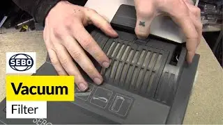 Как заменить фильтры Sebo на пылесосе Sebo X1