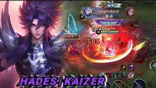 Hades [Kaizer] Jungler Damage Build Gameplay | His skin is so cool
