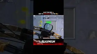 BEST #1 CROSSBOW PLAYER 😮&zwj;💨🔥 #bgmi #shorts #pubg #pubgmnextstarprogram #pubgmobilec9s27