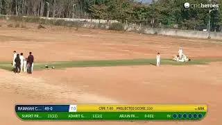 RAMAIAH CLUB vs ARK live cricket match | Ramaiah Practice Match live - Ramaiah Cricket Ground Bengal