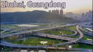 Aerial China: Zhuhai, Guangdong  廣東珠海Second-tier city Zhuhai