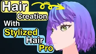 The BEST Stylized Hair Tool for Blender? Stylized Hair Pro Full Guide + Workflow