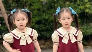 cute kids today sister twin