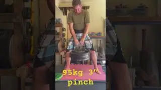 training for the 2x50kg calibrated plate pinch continues #grip #gripstrength #pinch #pinchstrength
