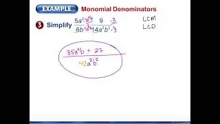Lesson 7.2 Adding and Subtracting Rational Expressions