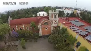 Vista a&eacute;rea Parque Lira - Skatepark - Ex Capilla de Guadalupe - M&eacute;xico DF