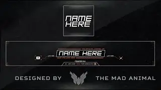 Free Youtube Banner & Avatar Revamp/Rebrand Template # 3 - PSD - Free Download