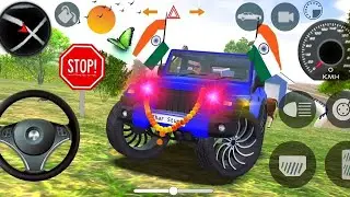 Dollar (song) with modified mahindra thar 😈🔥 || Indian car simulator 3D || #indiancarssimulator3d