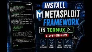 How to install metasploit framework work in Android without any eror 100% working and latest method