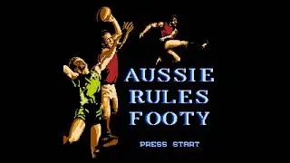 Aussie Rules Footy (NES Gameplay)