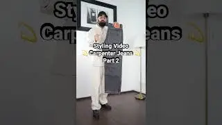 Styling Video &bdquo;Carpenter Jeans&ldquo; Part 2 #shorts #stylingtips #outfitinspiration