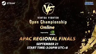 VIRTUA FIGHTER OPEN CHAMPIONSHIP ONLINE APAC REGIONAL FINALS: TOP 8