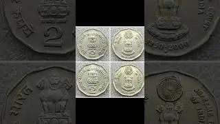 Republic Coins Of India  2rs co-ni  Supreme Court  Noida Mint Lion Variety Type C1 My Collection