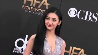Jing Tian Red Carpet Fashion - Hollywood Film Awards 2014