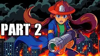 FIREGIRL HACK N SPLASH RESCUE DX Walkthrough Gameplay Part 2 - CITY ON FIRE