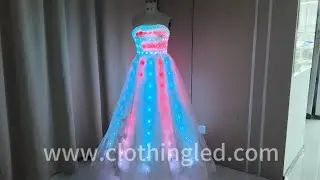 Led wedding dress
