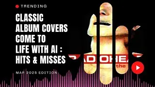 Classic Album Covers Reimagined with AI | Hits & Misses | March 2025