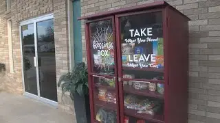 Texoma church builds blessing box to help those in need
