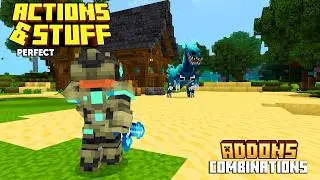 Лучшие комбинации модов Actions & Stuff для Minecraft в версии 1.21+ (Bedrock) #2