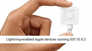 Square   A SKU 0523 Reader for magstripe Lightning Connector