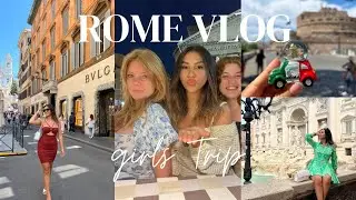 ROME TRAVEL VLOG | GIRLS TRIP , THINGS TO DO  &  PLACES TO EAT 🍝🍷