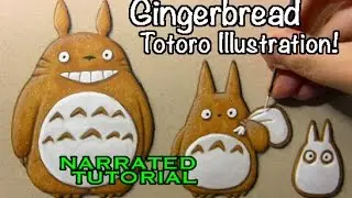 Coloring Tips: Gingerbread Totoro Illustration