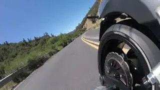 Yamaha Vmax 1700 with dual voodoo exhaust passing sport bikes