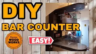 Paano Gumawa ng Bar Counter  / How To Build A Bar Counter - Easy Steps DIY
