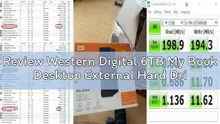 Review Western Digital 6TB My Book Desktop External Hard Drive-USB 3.0-WDBBGB0060HBK-NESN