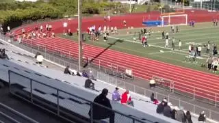 Lake Stevens High School Men's 100m dash at Everett Memorial Stadium 4/20/17
