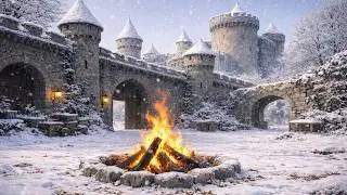 Crackling Castle Fire & Brown Noise &ndash; Chapter 1 | 3 Hour Ambient Fire