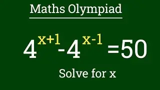 4^x+1-4^x-1=50||USA Olympiad maths question||German Olympiad math question||